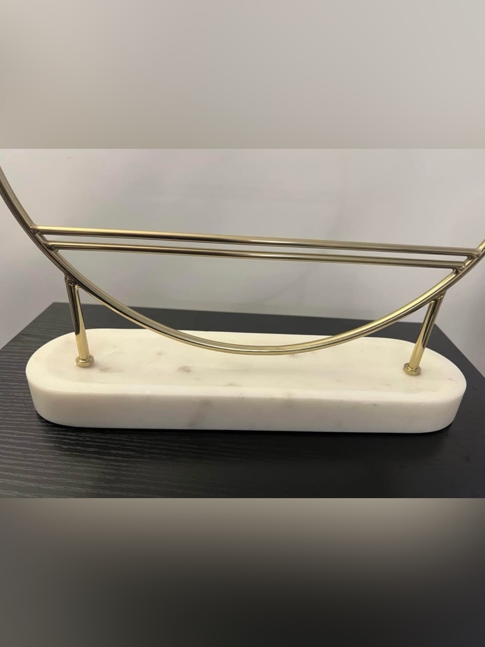 PB Teen Earring and Jewelry Holder in Gold & Marble - Picture 7 of 8
